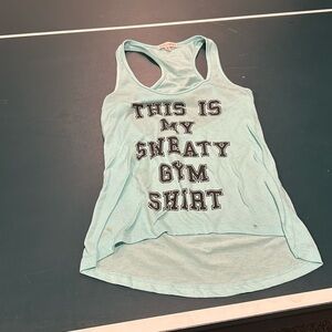 funny gym tank top